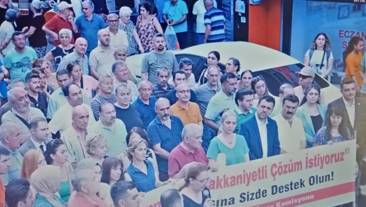 Mahmut Şevket Paşa’da barınma ve mülkiyet hakkı eylemi: Kendi evimizde işgalci muamelesi görmek istemiyoruz