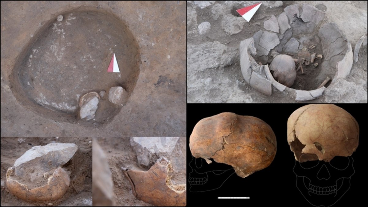 Kahramanmaraş Yassıhöyük’te 6 bin yıllık şekillendirilmiş kafatası bulundu