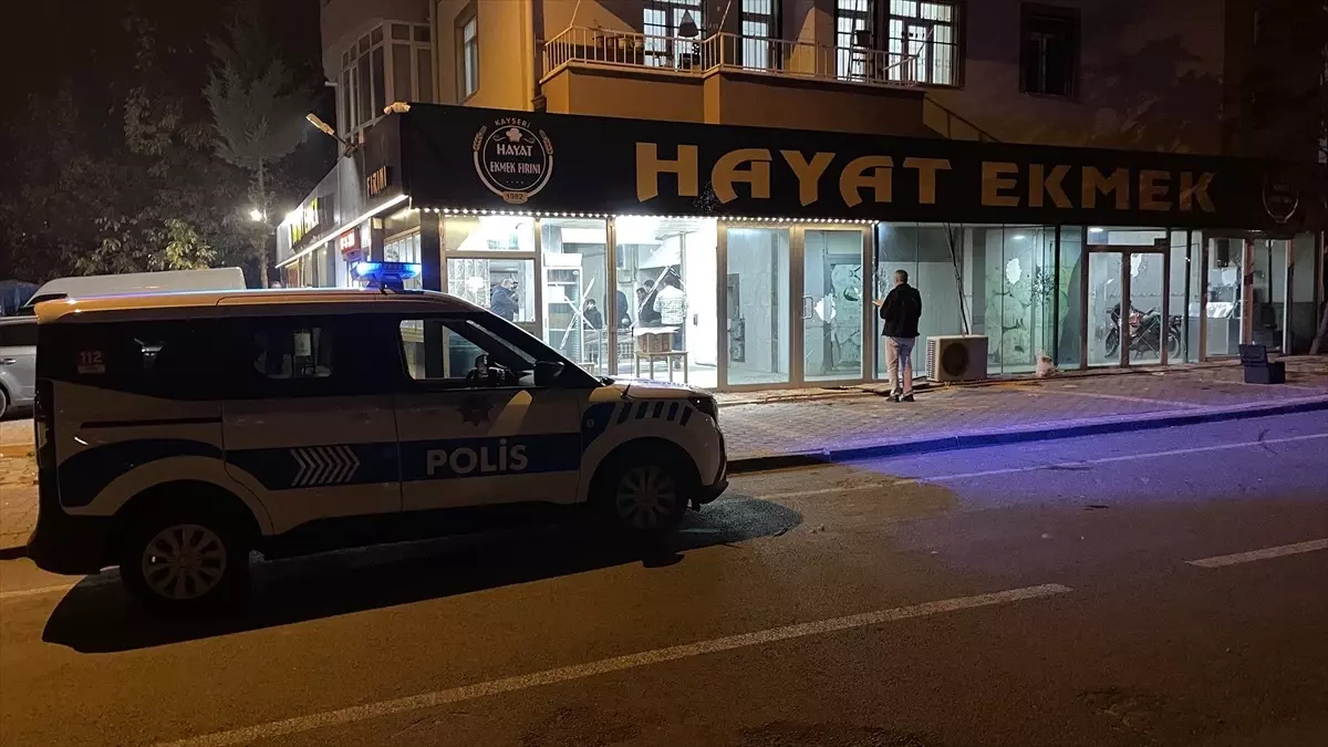 Kayseri’de Fırına Tüfekli Saldırı