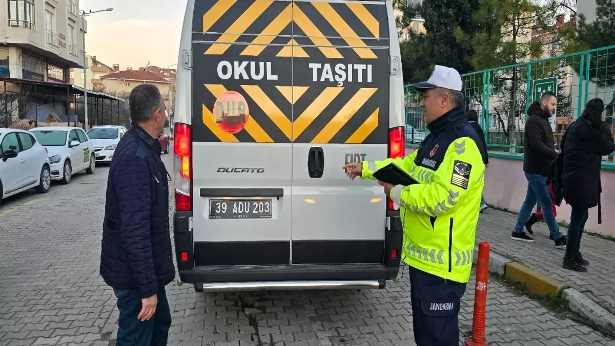 Kırklareli’nde Okul Servis Denetimi