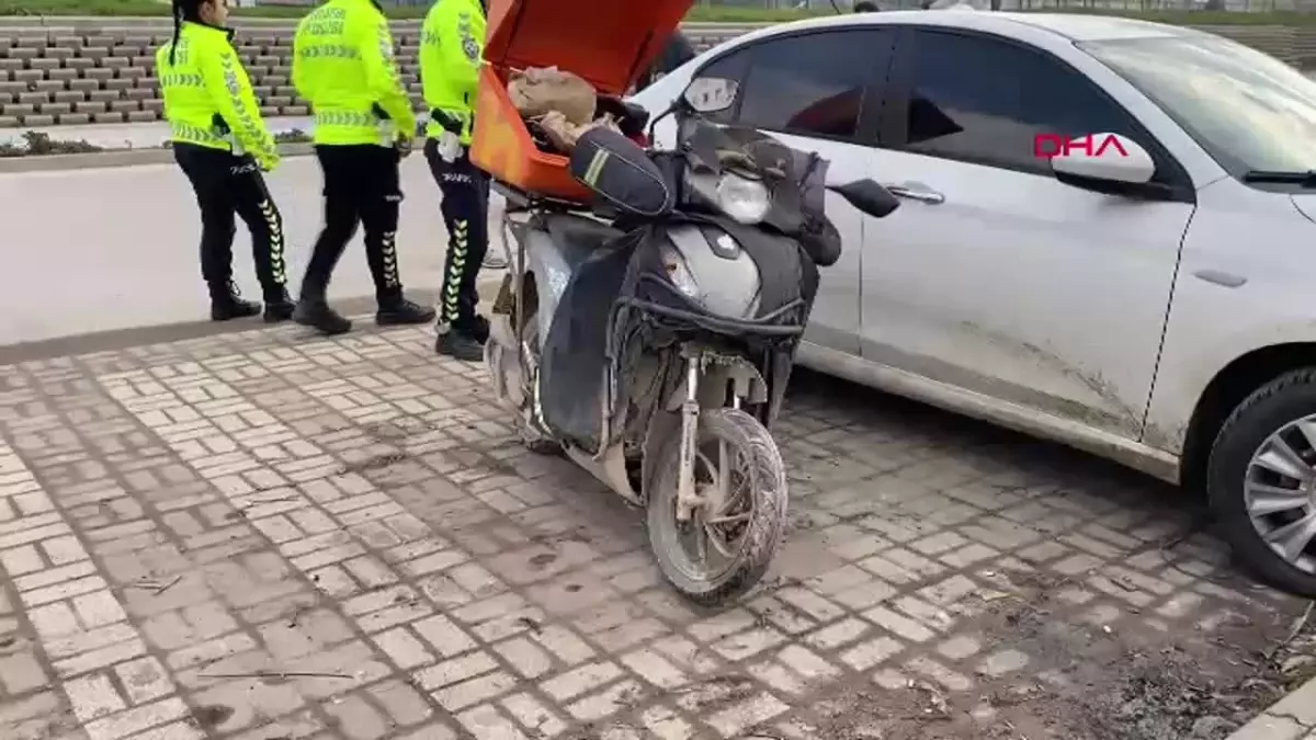 İnegöl’de Motosiklet ve Otomobil Çarpıştı: Bir Yaralı