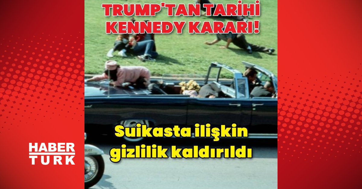 Trump Kennedy suikastiyle ilgili belgelerin gizliliğini kaldırdı