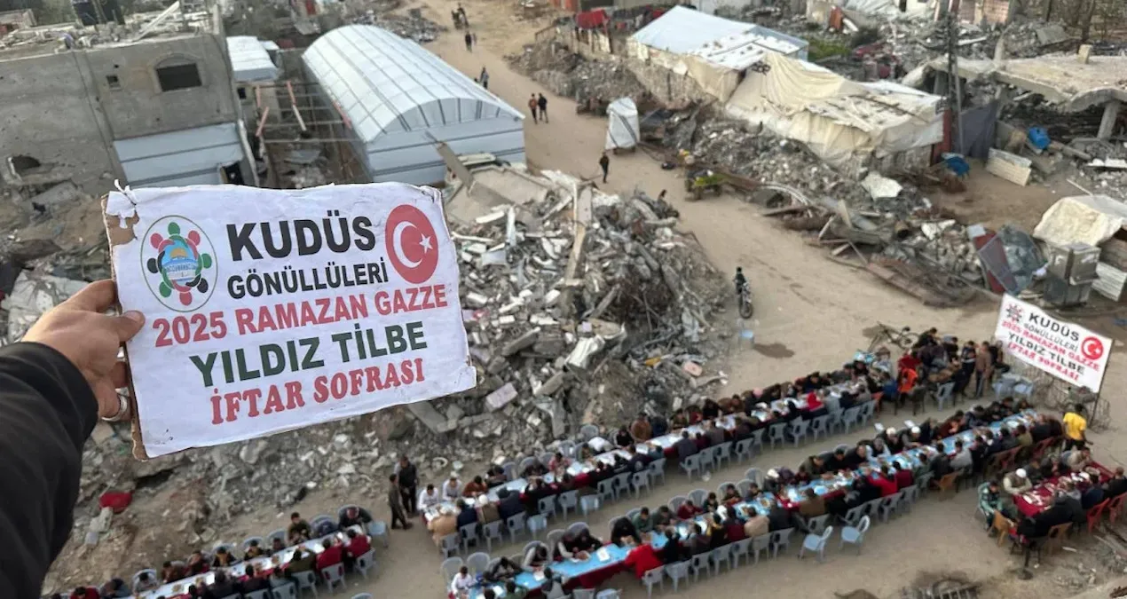 Yıldız Tilbe, Gazze’de 4 bin kişilik iftar verdi